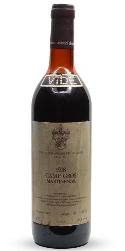 Barbaresco Camp Gros Martinenga 1978 picture