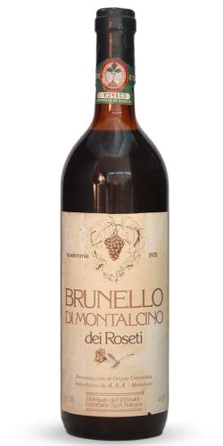 Brunello Montalcino dei Roseti 1978 picture